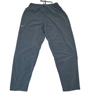 Nike Dri-Fit Men's Flex Yoga Pants, Black Tapered, Zipper Pocket, Large